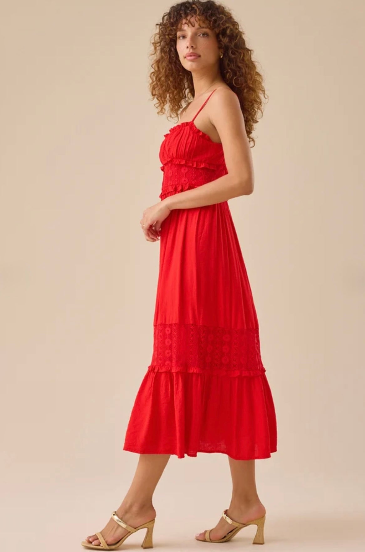 Altar’d State Anica Woven Maxi Dress NWT