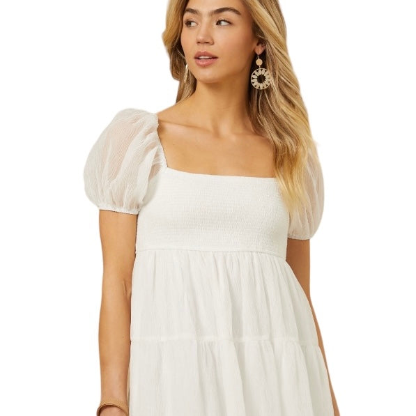 Altar'd State Leigha Puff Sleeve Dress – Our Sunshine Boutique Altar'd State Leigha Puff Sleeve Dress – Our Sunshine Boutique