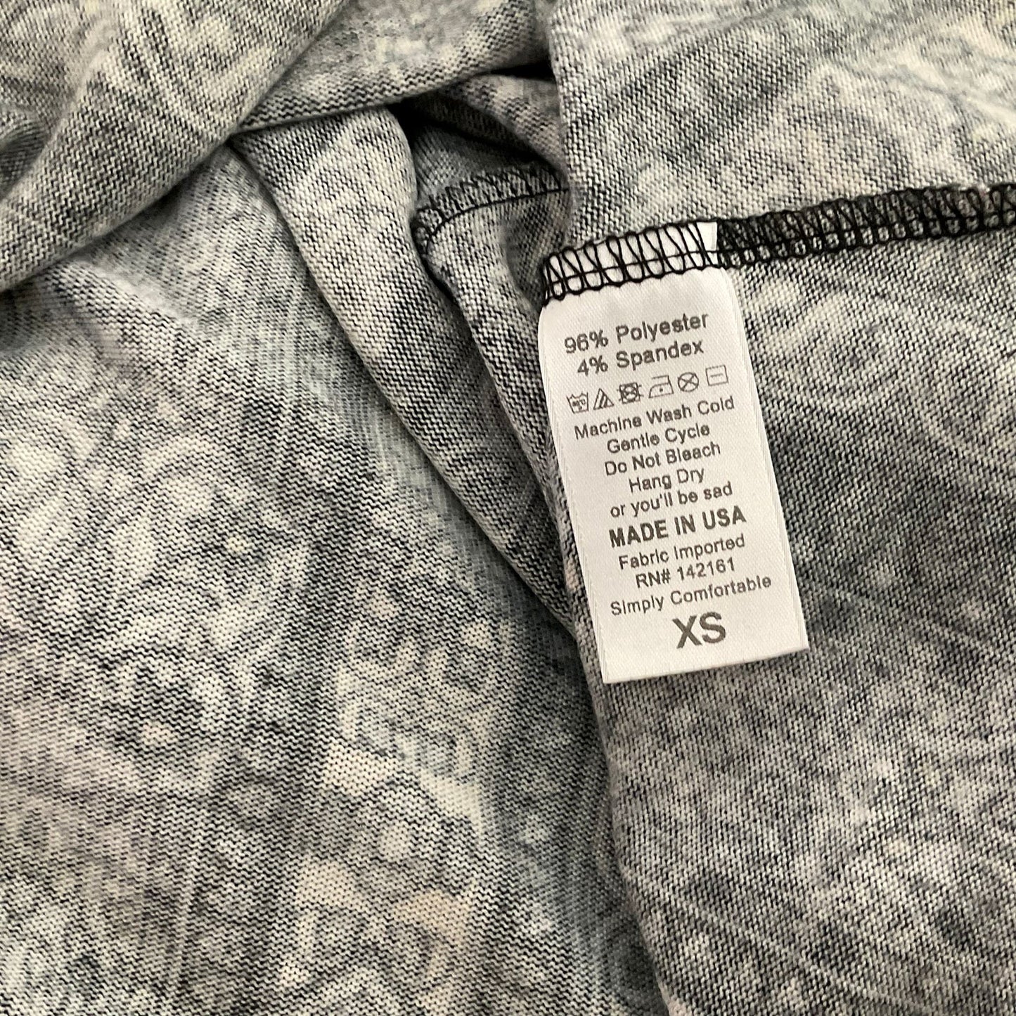 LuLaRoe Knit Pattern Dress Size XSMALL