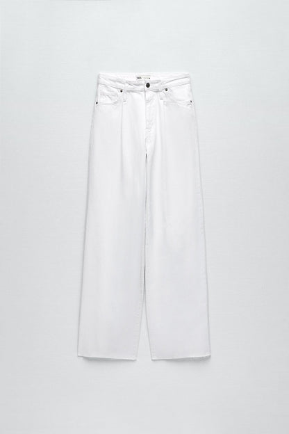 Zara The Caia Pant In Ecru