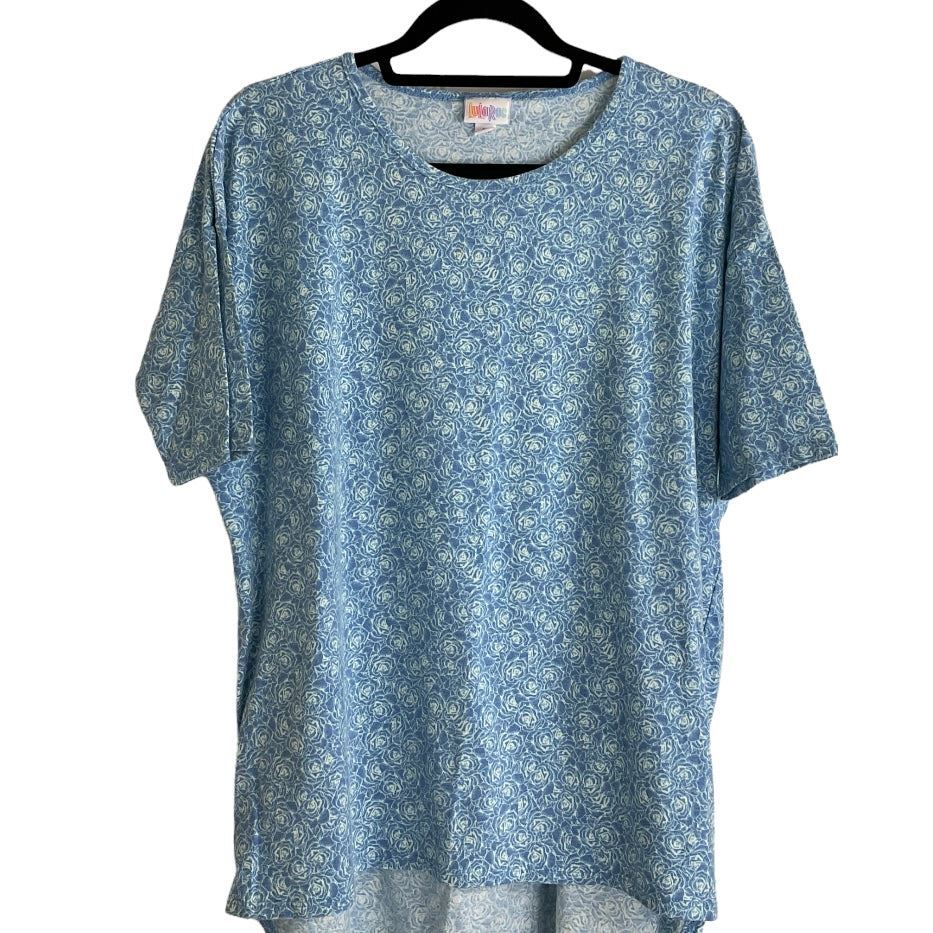 LuLaRoe Floral Knit Oversized Tunic Size Medium