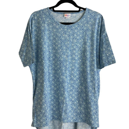 LuLaRoe Floral Knit Oversized Tunic Size Medium