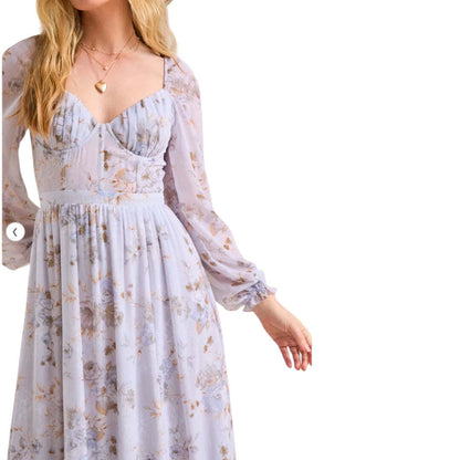 Altar’d State Renee Floral Maxi Dress NWT