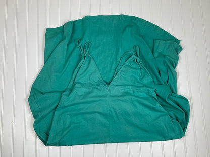 Zara Green Cotton Midi Dress Size Small NWT