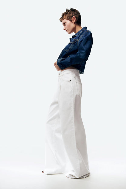 Zara The Caia Pant In Ecru