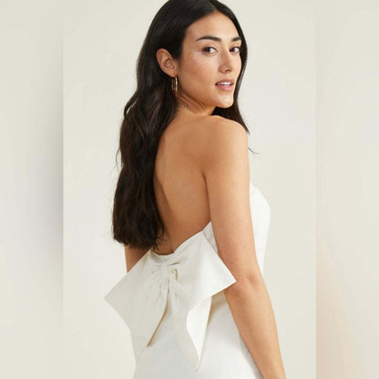 Lilia Strapless Bow Dress
