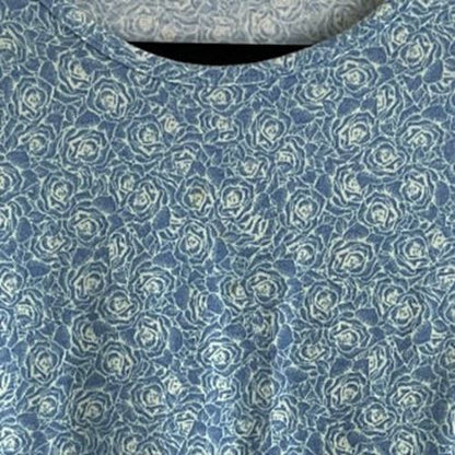 LuLaRoe Floral Knit Oversized Tunic Size Medium