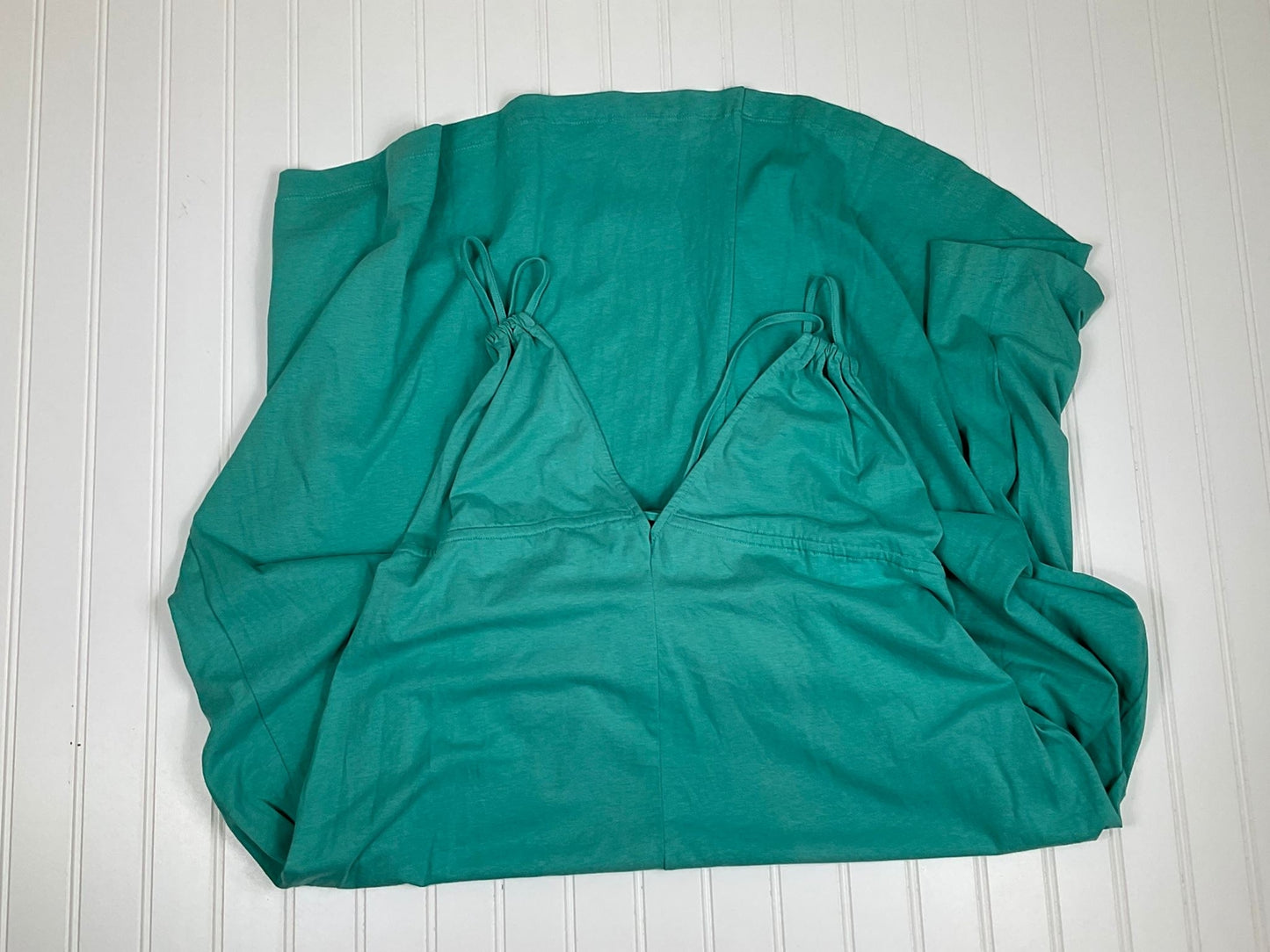 Zara Green Cotton Midi Dress Size Small NWT