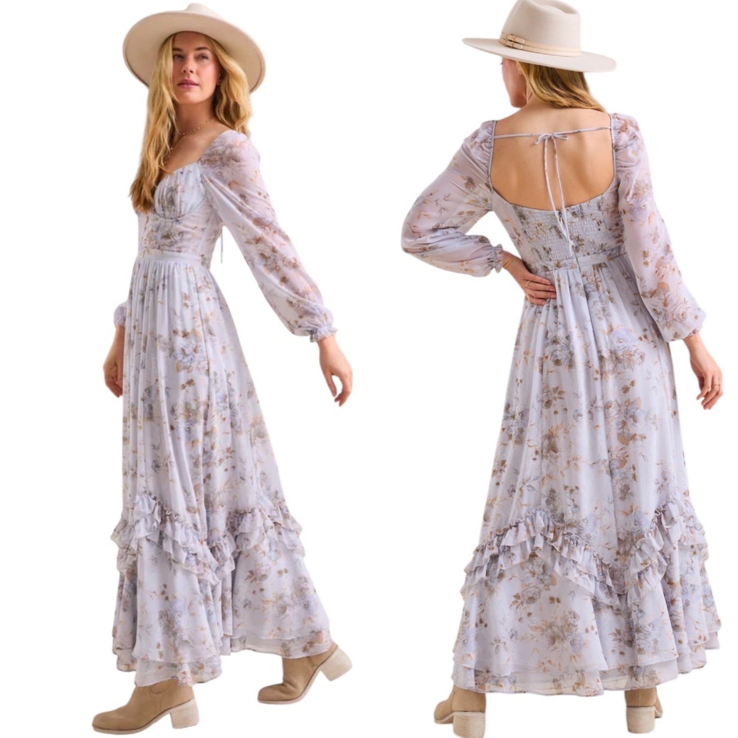 Altar’d State Renee Floral Maxi Dress NWT