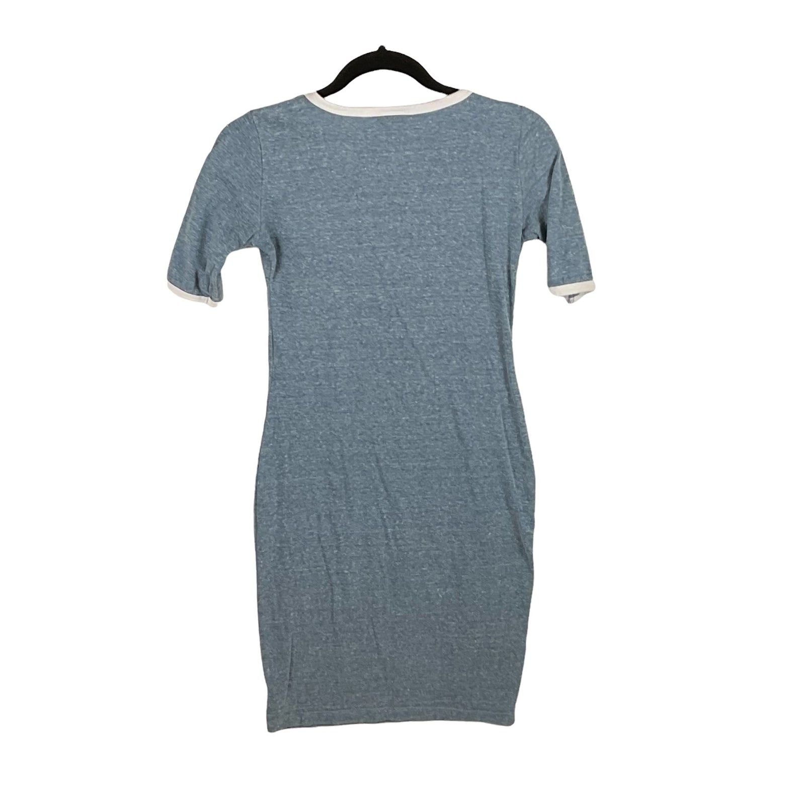 LuLaRoe Knit Dress Blue Marbal Pattern Size XXSmall