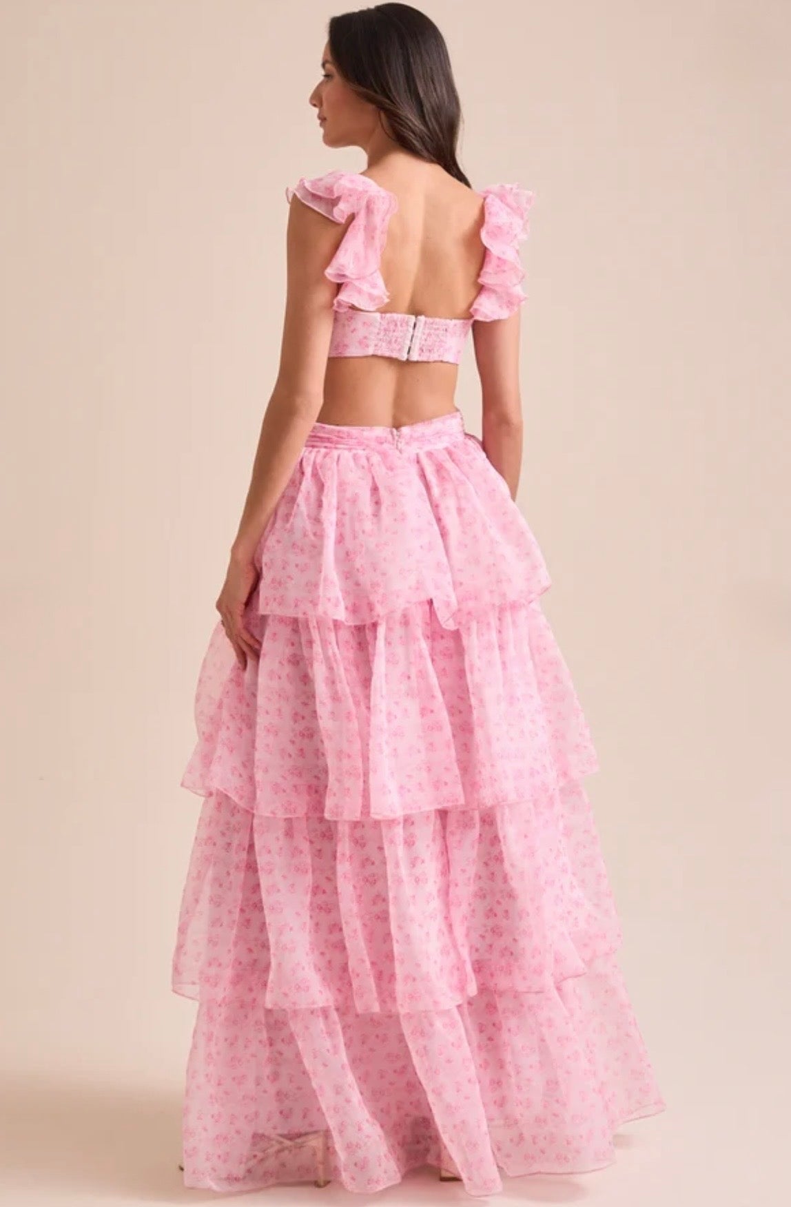 Altar’d State Becca Tiered Maxi Dress
