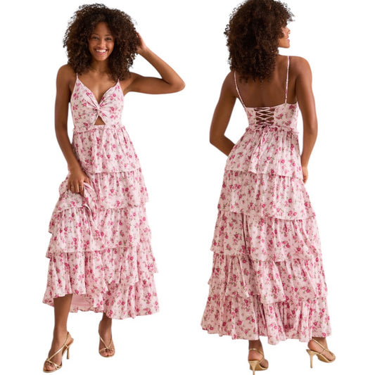 Altar’d State Krystal Floral Maxi Dress NWT