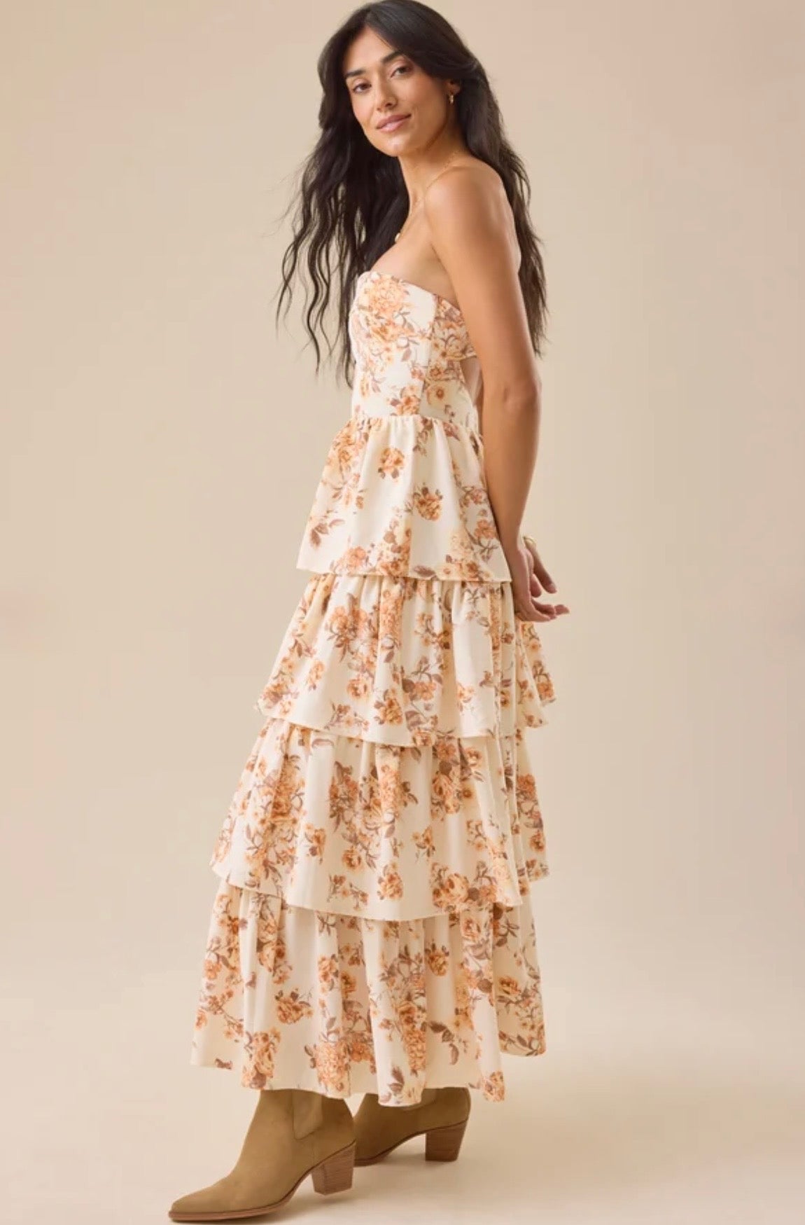 Altar’d State Fleur Floral Midi Dress