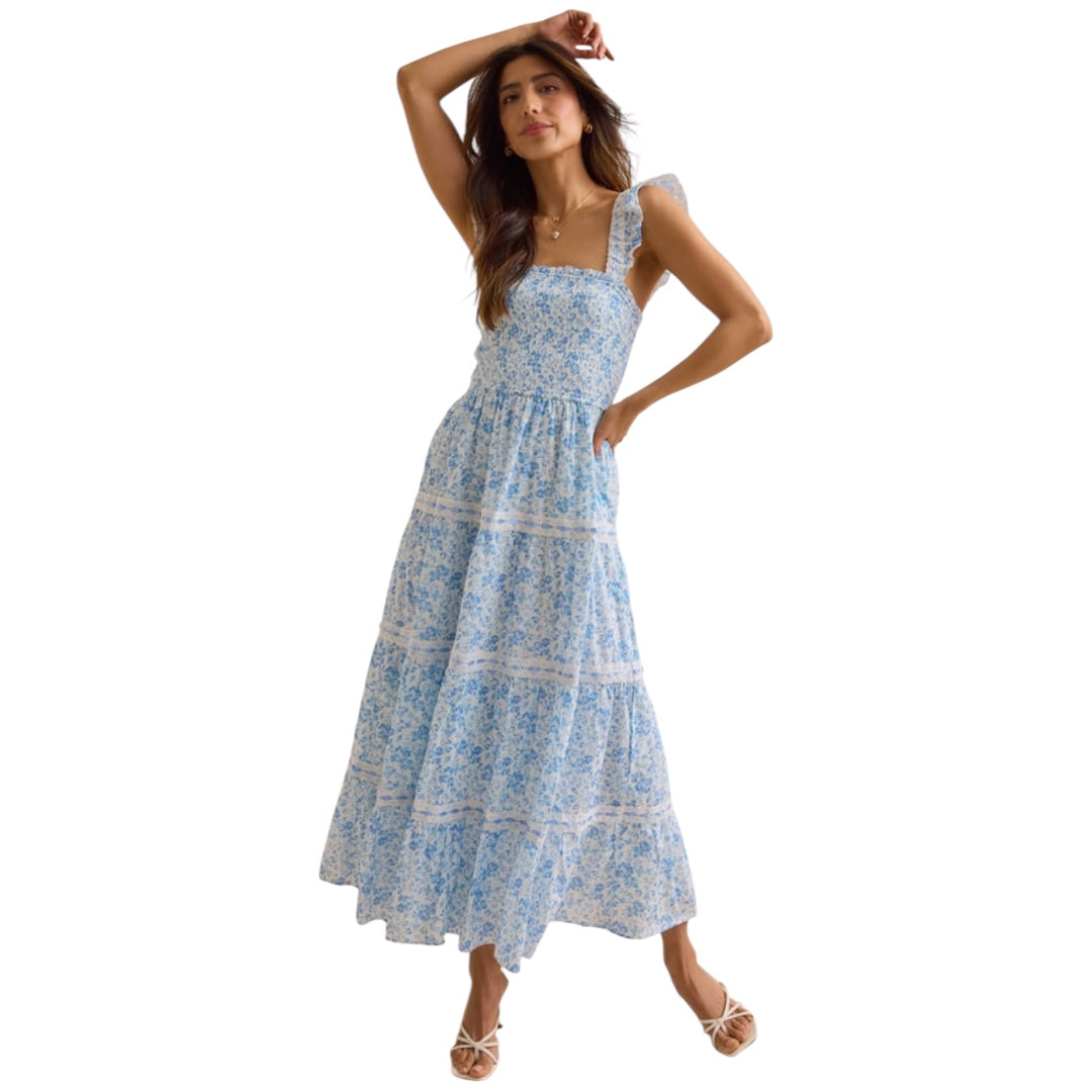 Altar’d State Tatum Floral Maxi Dress NWT