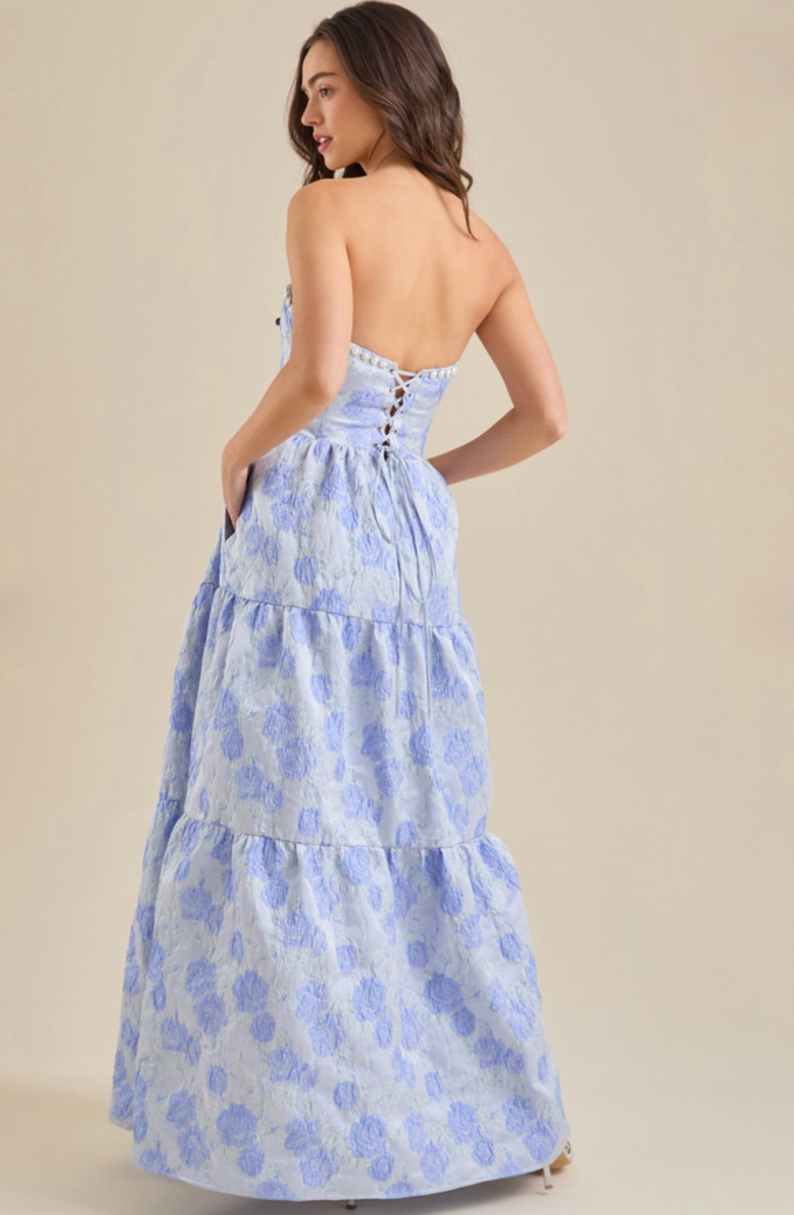 Altar’d State Skye Floral Maxi Dress NWT