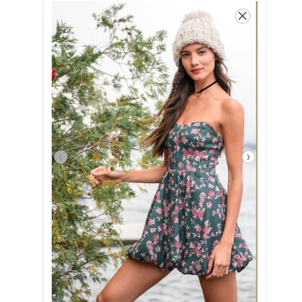Altar’d State Clover Floral Bubble Dress NWT