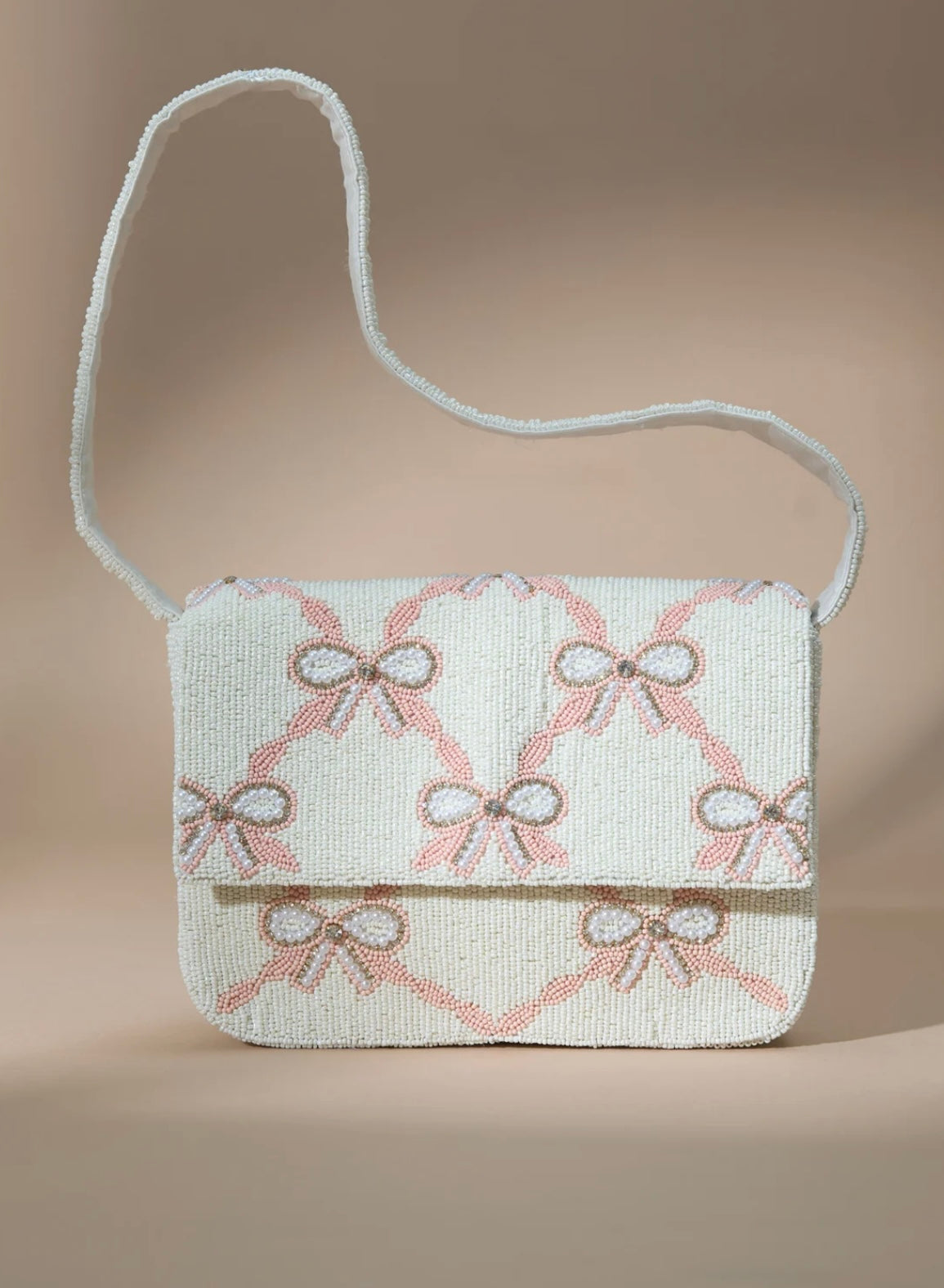 Altar’d State Beaded Bow Shoulder Purse