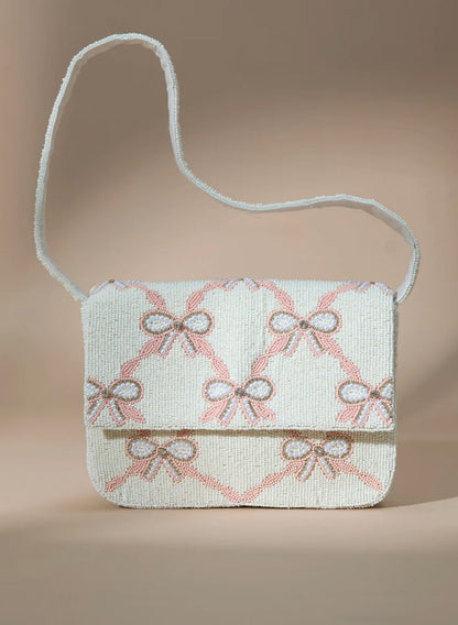 Altar’d State Beaded Bow Shoulder Purse