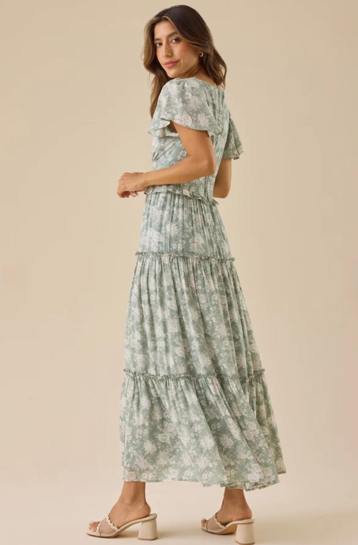 Altar’d State Brigitte Floral Maxi Dress NWT