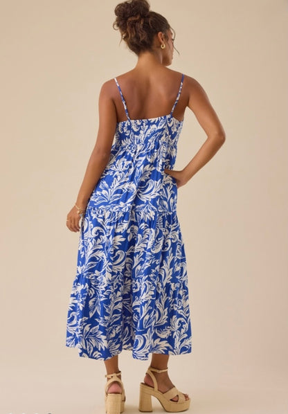 Altar’d State Morgana Floral Front Tie Maxi NWT