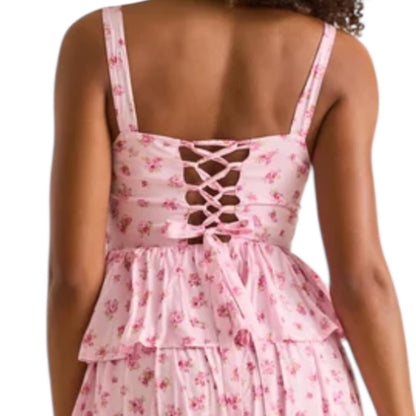 Altar’d State Rose Floral Maxi Dress NWT