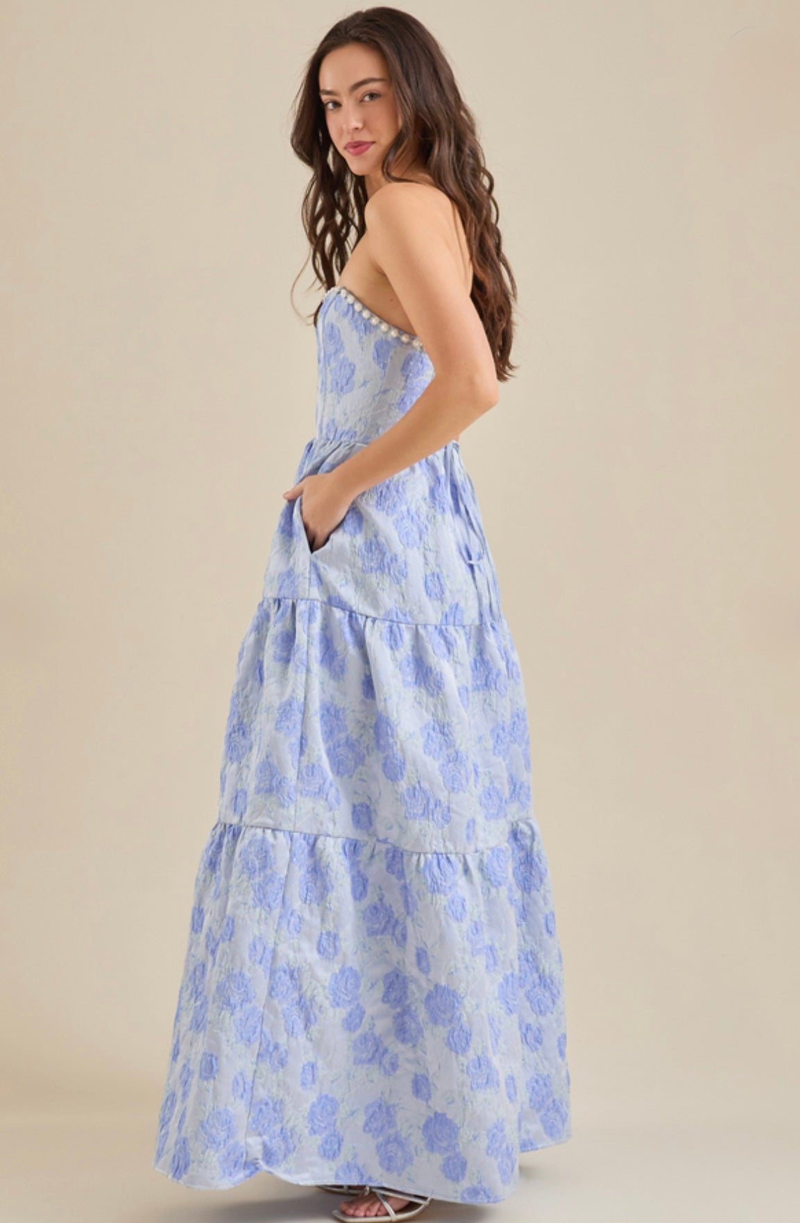Altar’d State Skye Floral Maxi Dress NWT