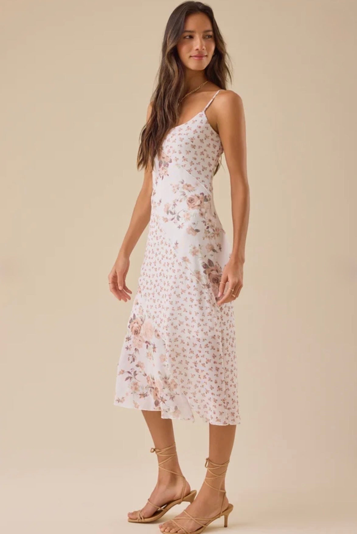 Altar’d State Josephine Floral Midi Dress NWT