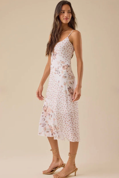 Altar’d State Josephine Floral Midi Dress NWT