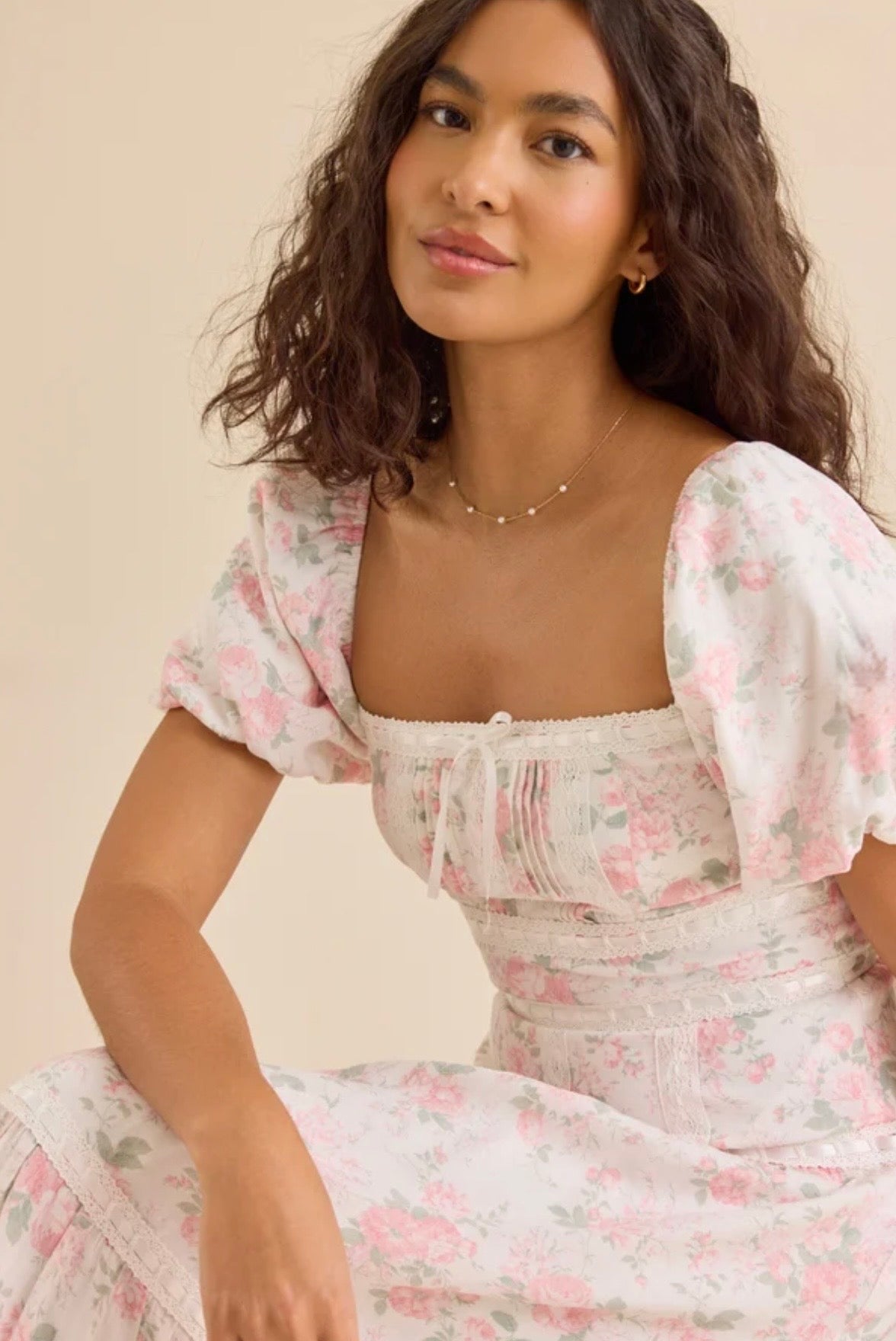 Altar’d State Viola Floral Maxi Dress