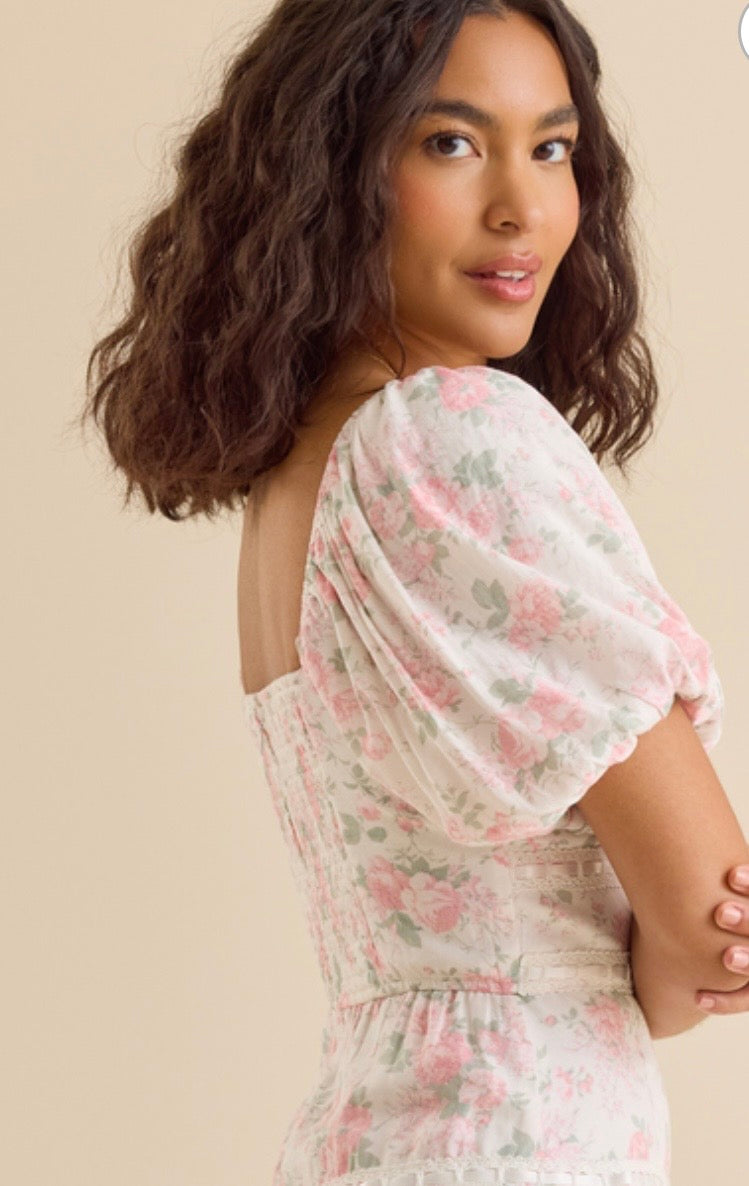 Altar’d State Viola Floral Maxi Dress