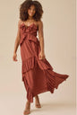 Altar’d State Mattie Ruffle Maxi Dress NWT