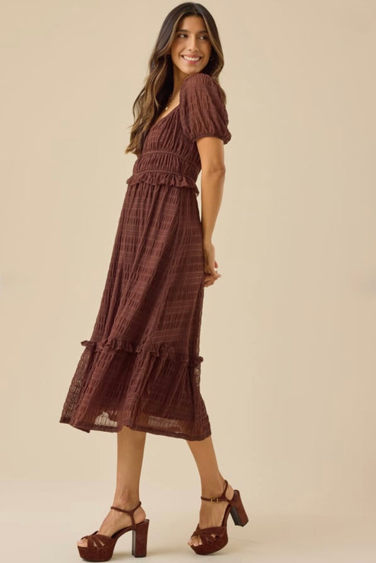 Altar’d State Lottie Textured Maxi Dress