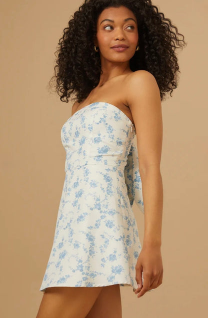 Altar’d State Lilia Floral Bow Back Dress NWT