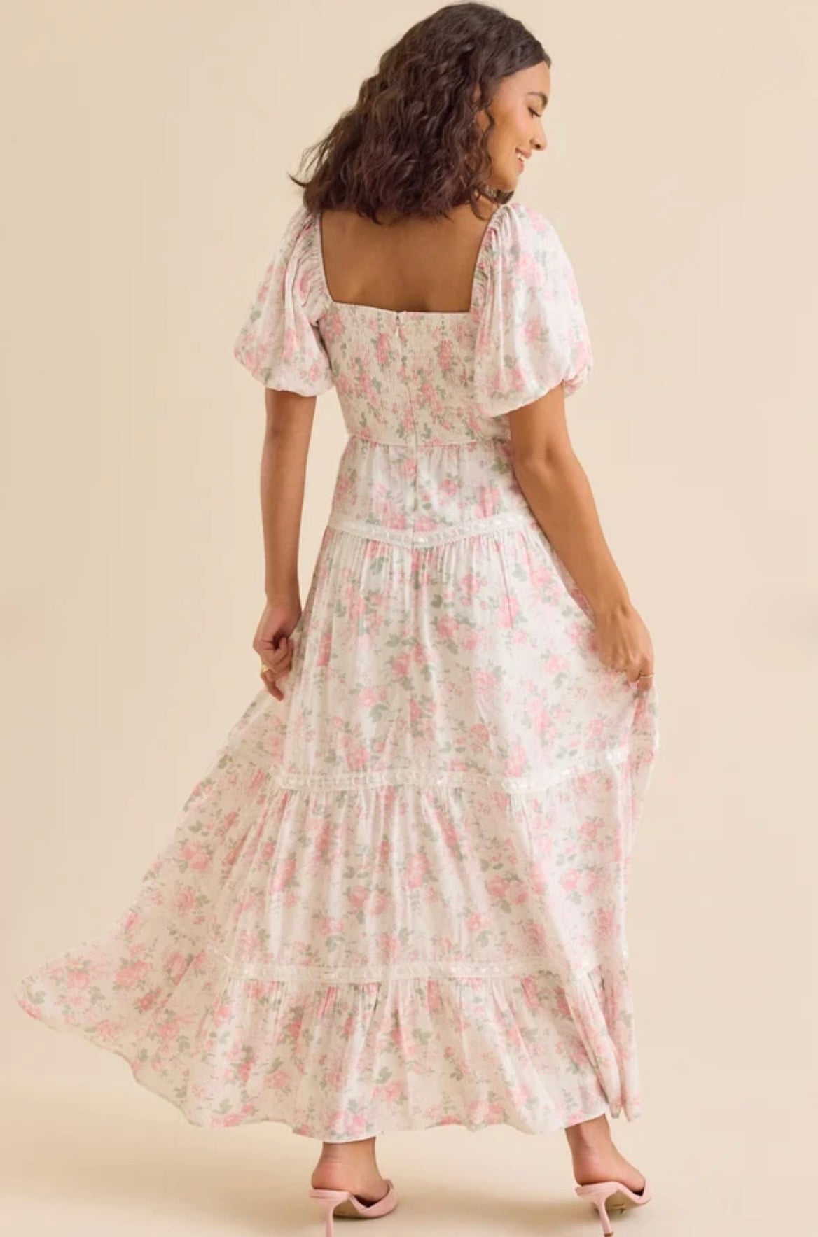 Altar’d State Viola Floral Maxi Dress
