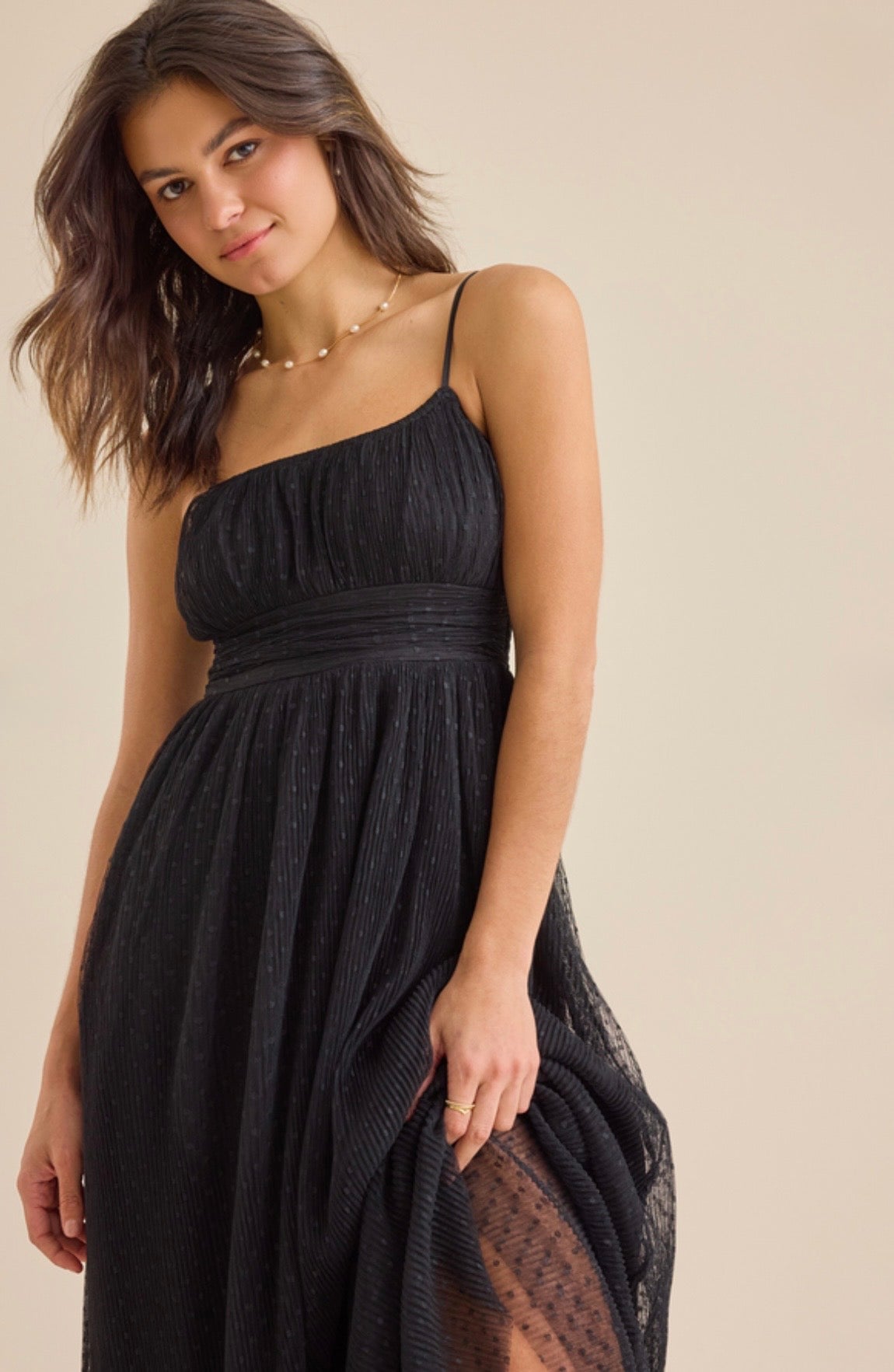 Altar’d State Harper Ruched Chest Maxi Dress