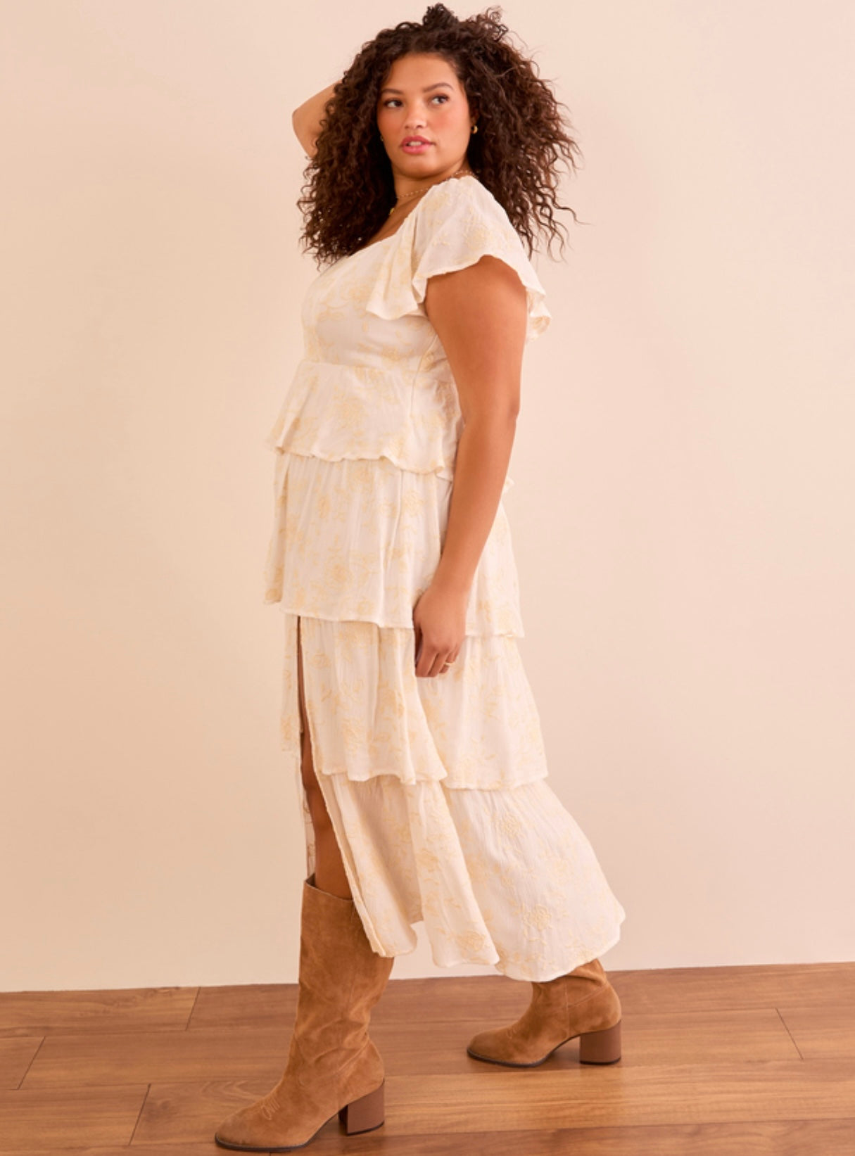 Arula Roxanne Layered Maxi Dress