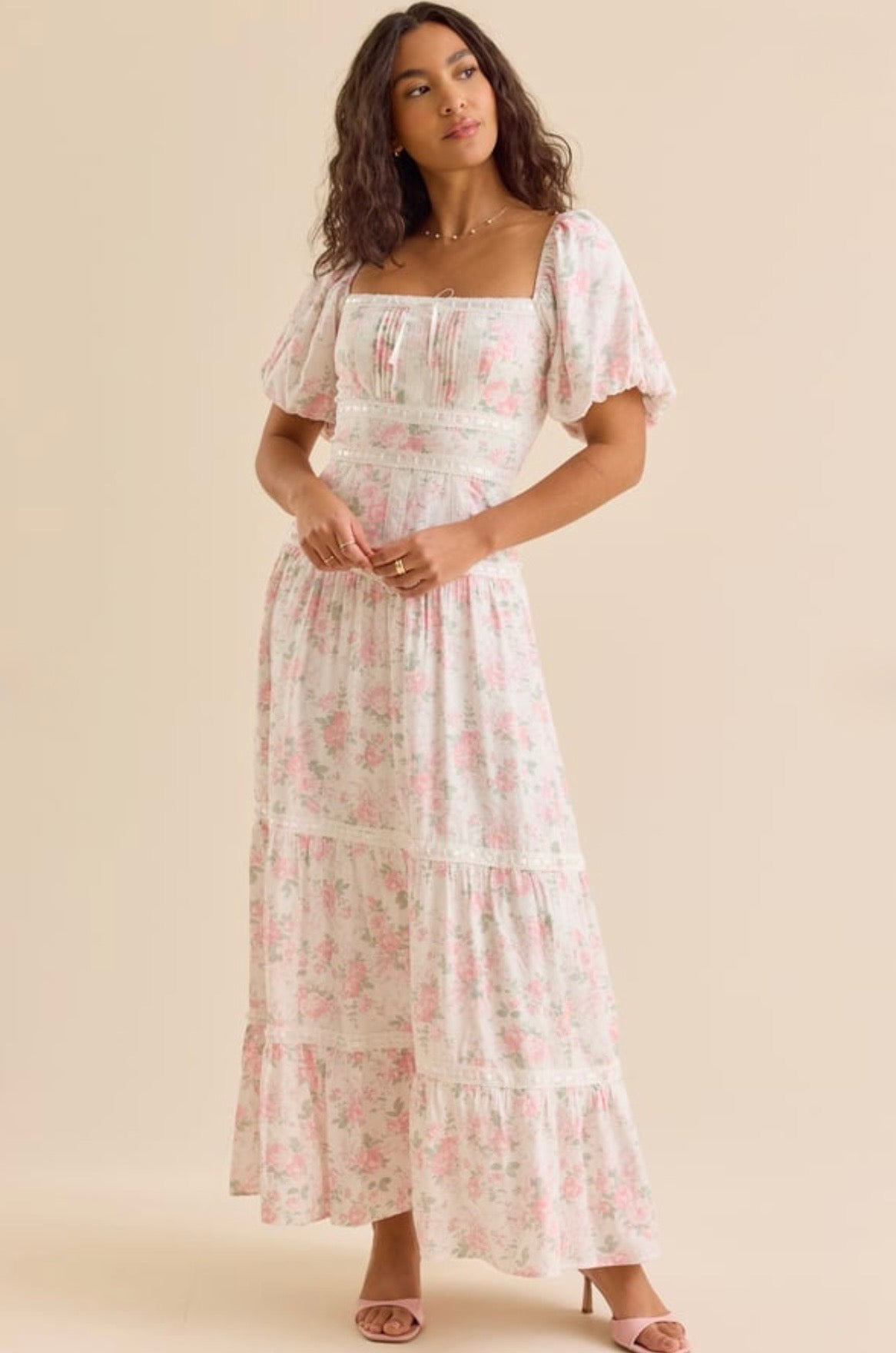 Altar’d State Viola Floral Maxi Dress
