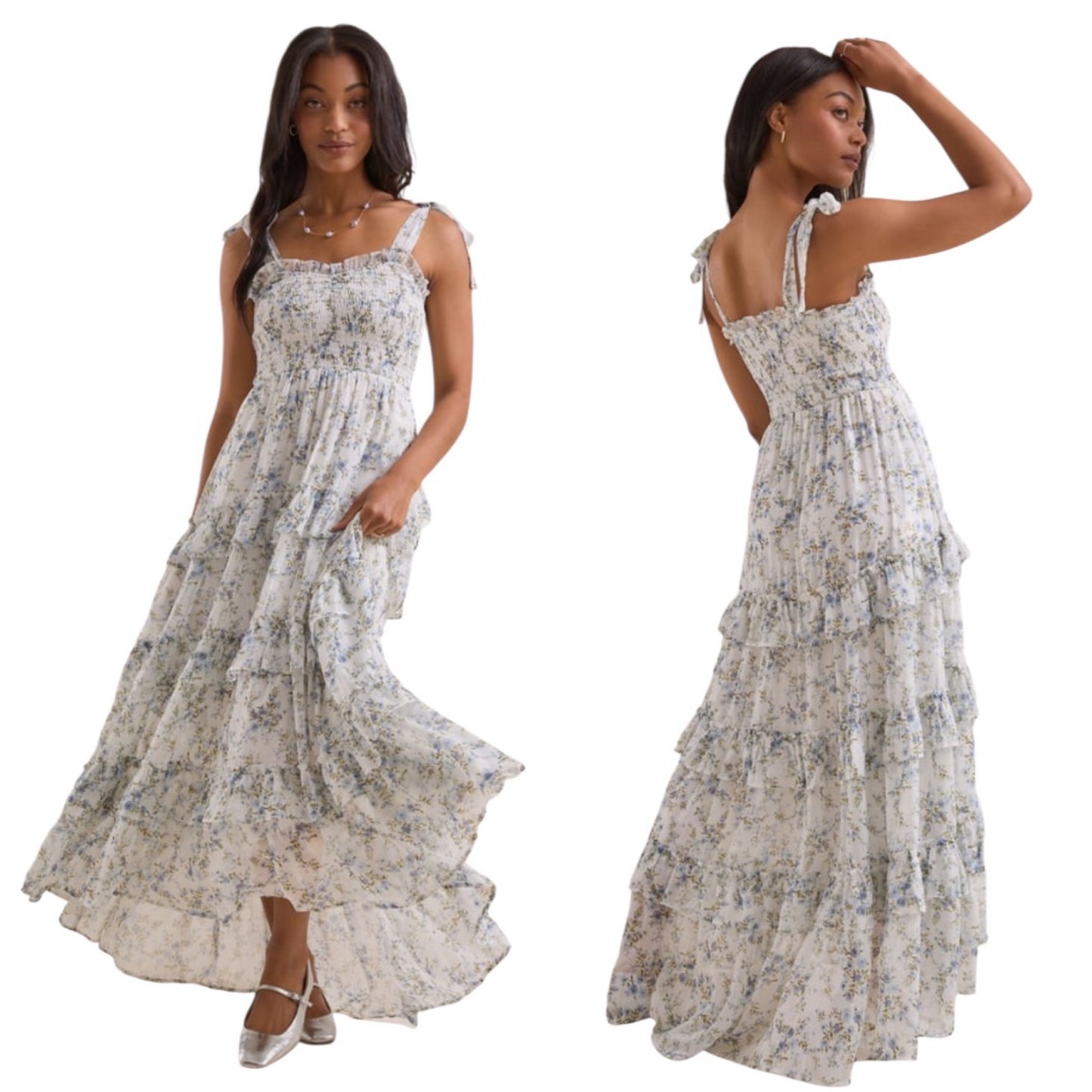 Altar’d State Sia Floral Maxi Dress NWT