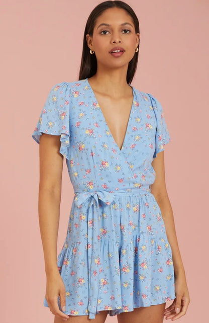 Altar’d State Aspen Floral Romper Small