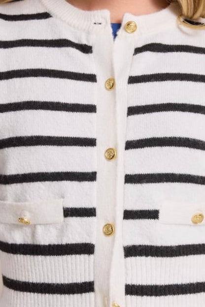 Altar’d State Laurie Gold Button Cardigan NWT