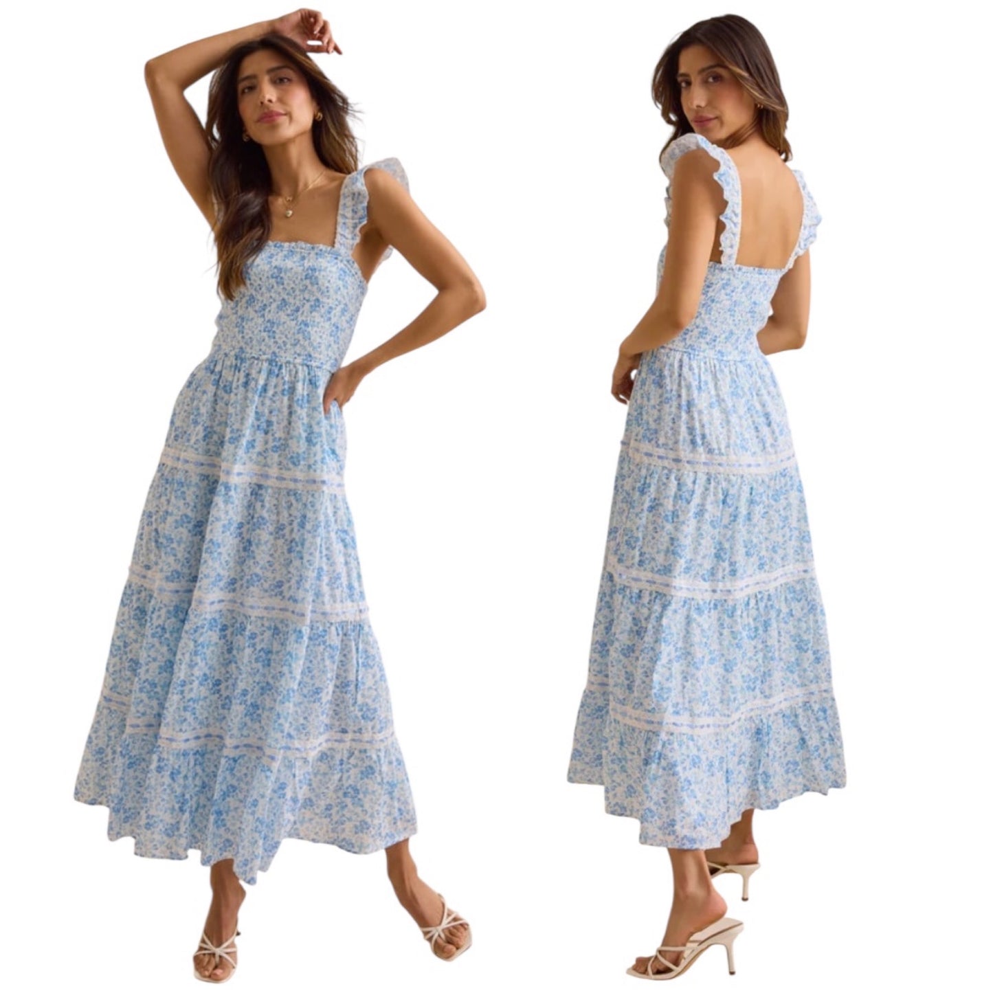Altar’d State Tatum Floral Maxi Dress NWT