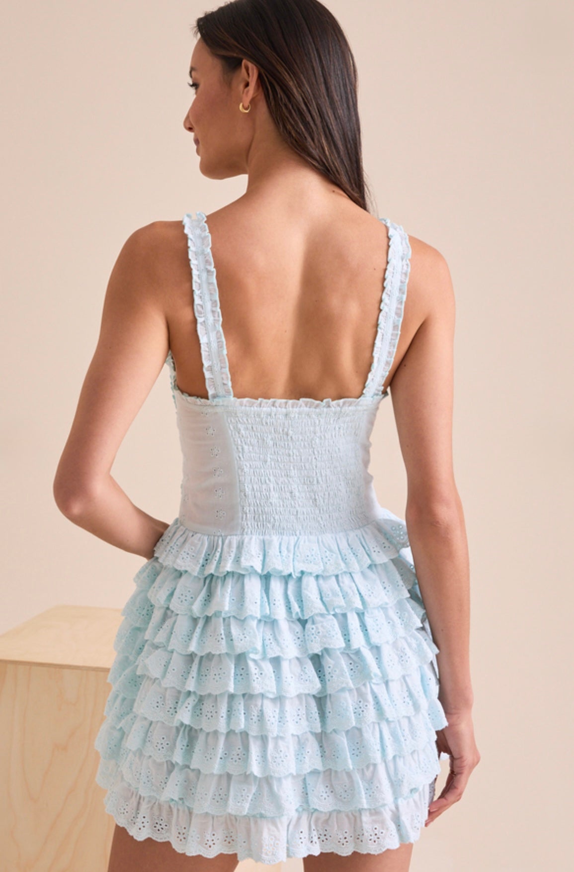 Altar’d D State Ariel Ruffle Mini Dress NWT