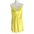 Zara Yellow Satin Mini Dress NWT