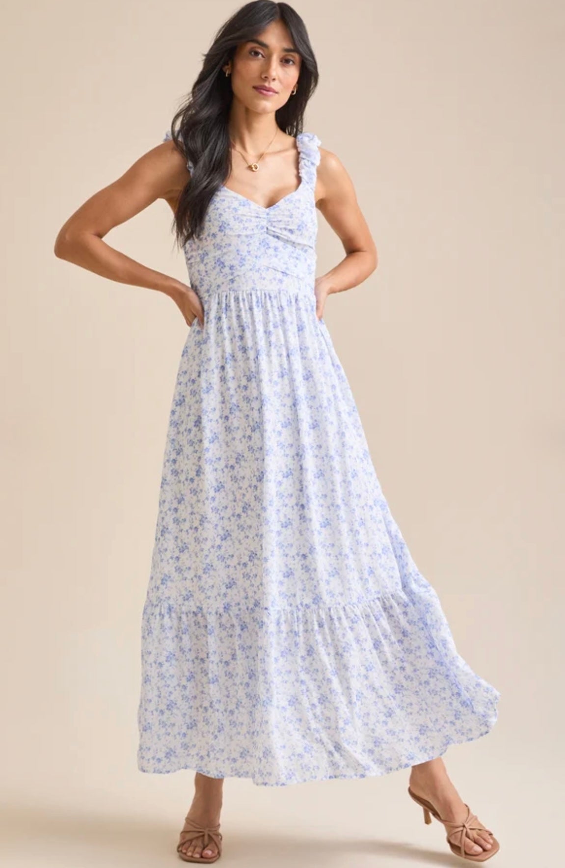 Altar’d State Mckenna Floral Maxi Dress NWT