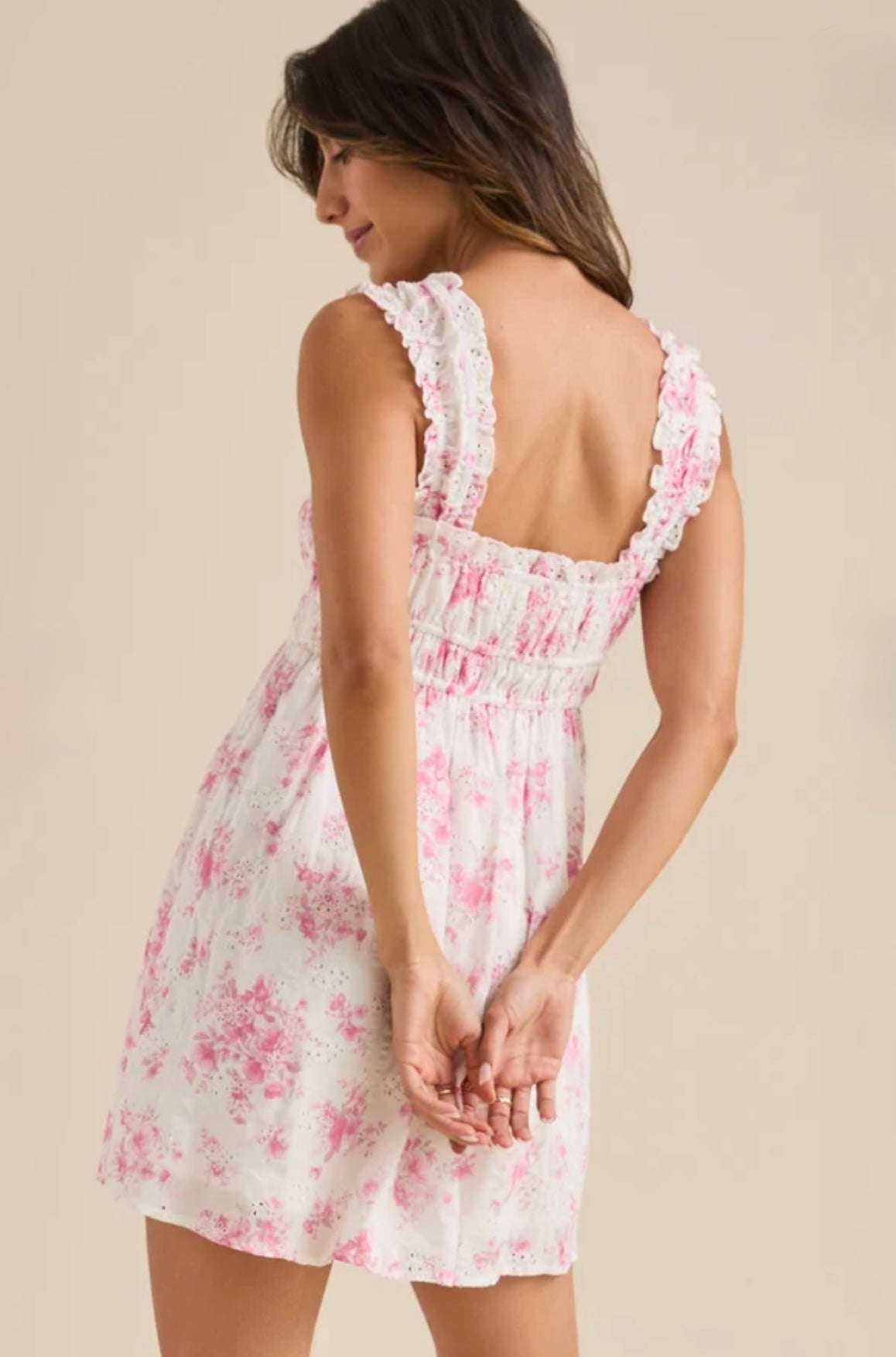 Altar’d State Dania Floral Mini Dress NWT