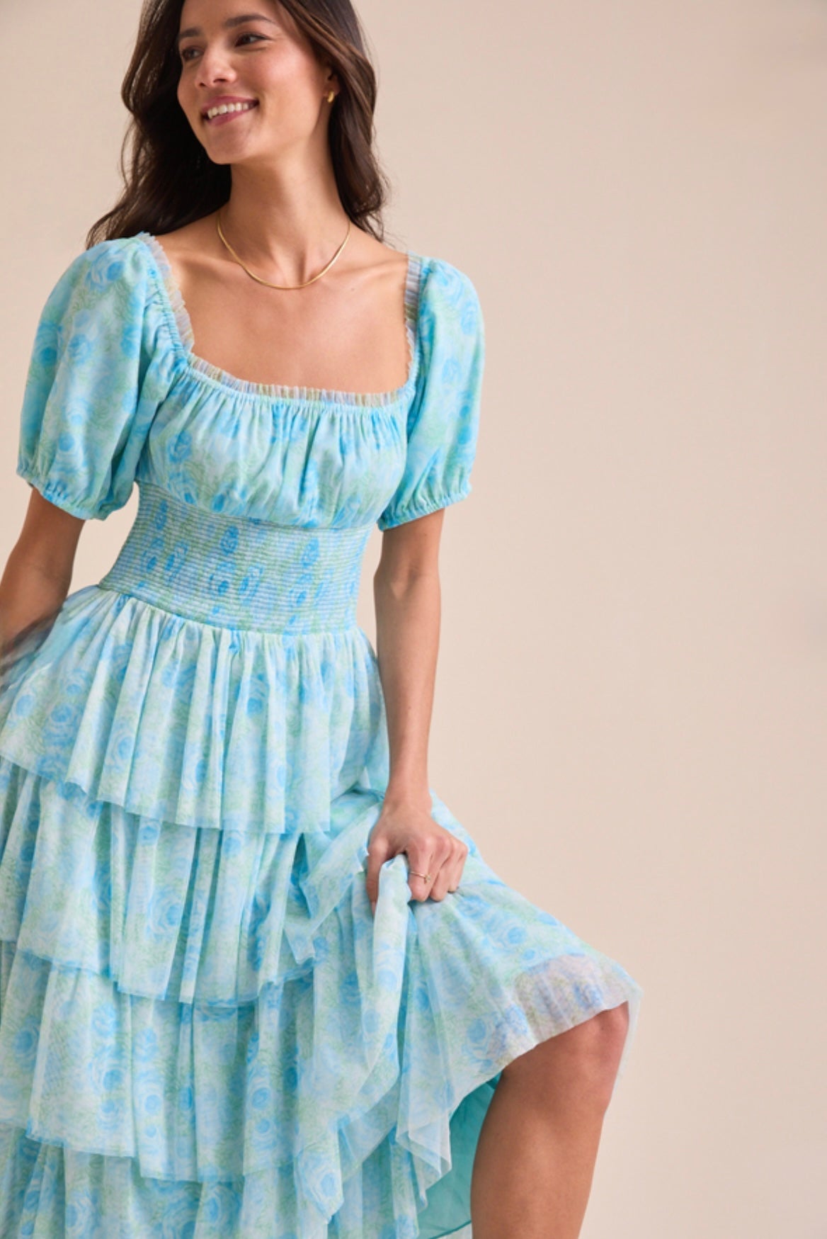 Altar’d State Jane Floral Maxi Dress NWT