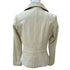 Anne Klein Cream Leather Jacket