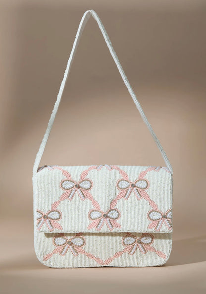 Altar’d State Beaded Bow Shoulder Purse