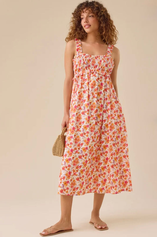 Altar’d State Kim Floral Maxi Dress NWT