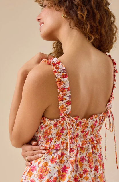 Altar’d State Kim Floral Maxi Dress NWT